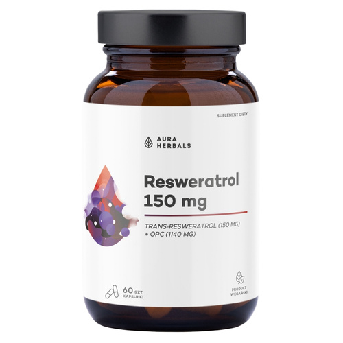 AURA HERBALS Resveratrol 150 mg 60 caps