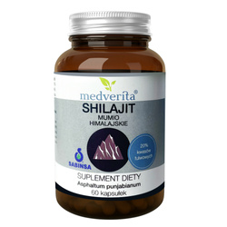 MEDVERITA Mumio / Shilajit Extract of 20% fulvic acids 60 caps