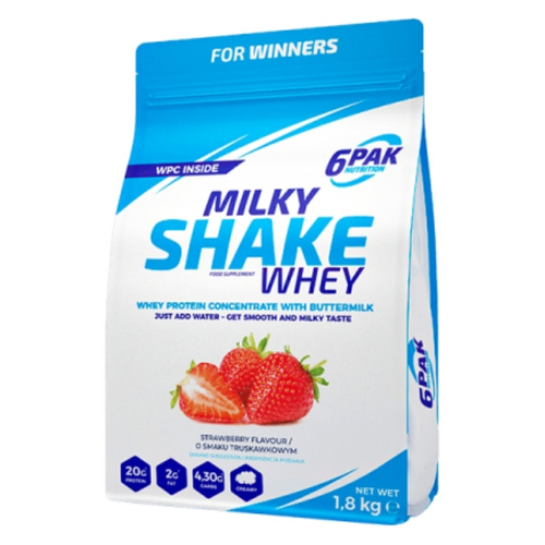 6PAK Milky Shake Whey 1800 g