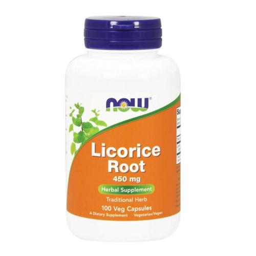 NOW FOODS Licorice Root 450mg 100 vcaps