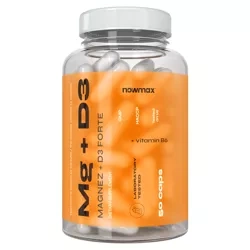 nowmax®  Magnesium + Vitamin D3 FORTE 50 caps