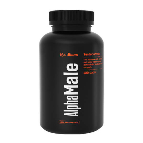 GYMBEAM AlphaMale TestoBooster 120 kaps