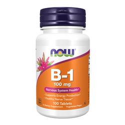 NOW FOODS Vitamin B1 (Thiamin) 100mg 100 tab