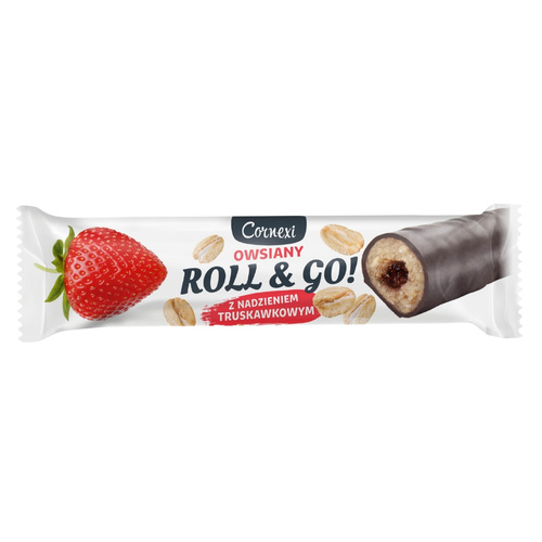 CORNEXI ROLL & GO Oat Bar with Strawberry Filling 30 g