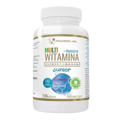 PROGRESS LABS Multivitamin Junior + Prebiotyk 120 caps