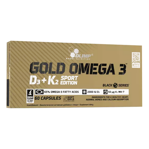 OLIMP Gold Omega 3 D3 + K2 Sport Edition 60 caps