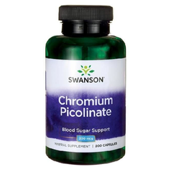 SWANSON Chrome Picolinate 200mcg 200 caps