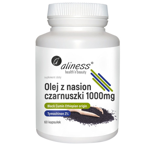 ALINESS Olej z Nasion Czarnuszki 1000mg 60 caps