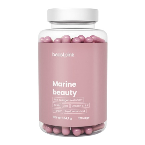 GYMBEAM BeastPink - Marine Beauty Collagen 120 caps