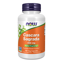 NOW FOODS Cascara Sagrada 450mg 100 caps
