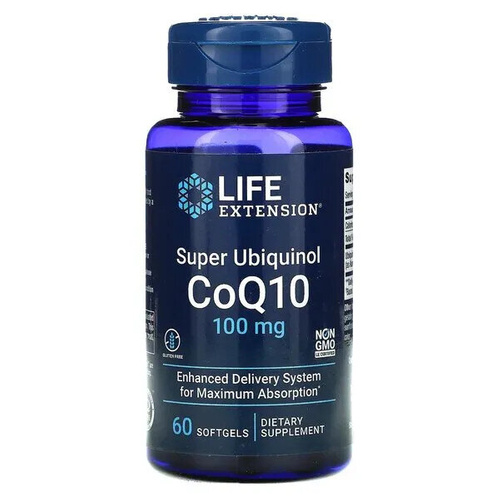 LIFE EXTENSION Super Ubiquinol CoQ10 100mg 60 caps