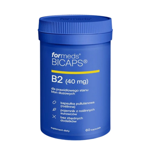FORMEDS BICAPS Vitamin B2 Riboflavin 40mg 60 caps
