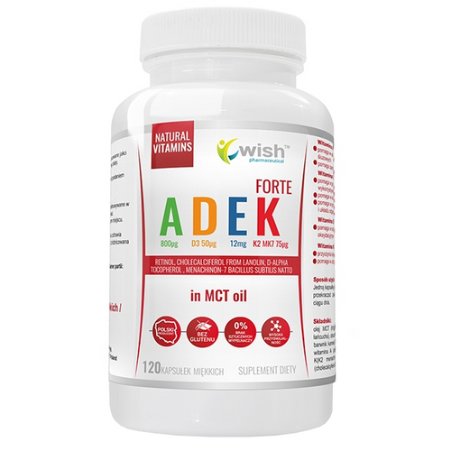 WISH Vitamin ADEK Forte in MCT Oil 120 caps