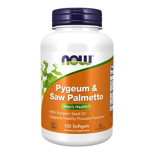 NOW FOODS Pygeum (African Plum) & Saw Palmetto (Sabal Palm) 120 caps