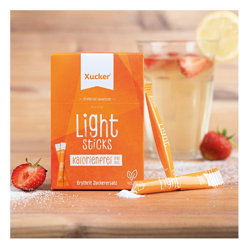 XUCKER Erythritol Sweetener Light Sticks 50 x 5g
