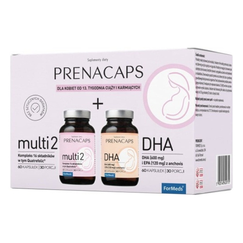 FORMEDS PRENACAPS MULTI 2 + DHA 60 + 60 caps