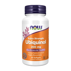 NOW FOODS Ubiquinol Coenzyme Q10 200 mg 60 capsules