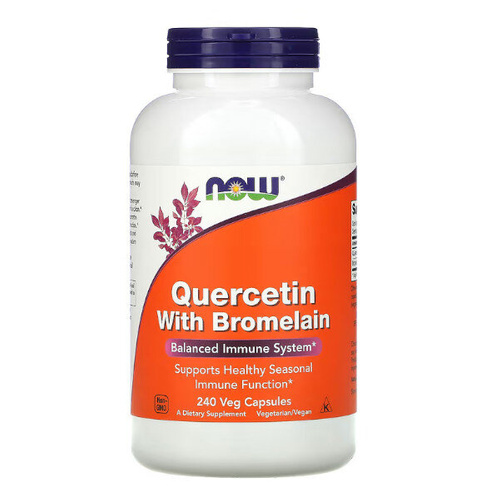 NOW FOODS Quercetin With Bromelain 240 vkaps