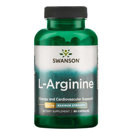 SWANSON L-arginina Forte 850 mg 90 kaps