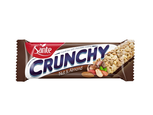SANTE Crunchy bar in chocolate coating 40 g