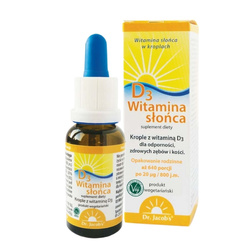 DR. JACOB'S Vitamin D3 20 ml