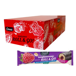 CORNEXI ROLL & GO Oat Bar with Raspberry Filling Gluten Free 30 g