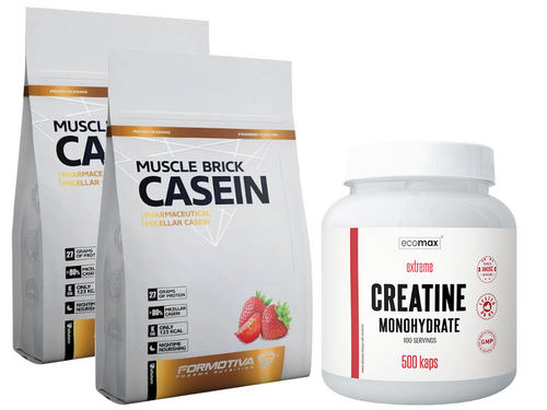 FORMOTIVA Muscle Brick Casein 900 g czekolada