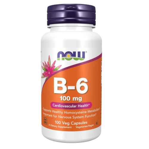 NOW FOODS VITAMIN B6 B-6 100mg 100tab