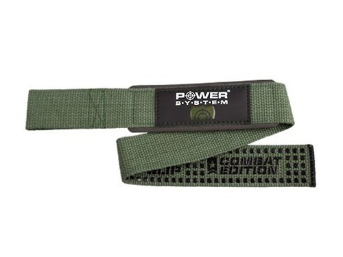 POWER SYSTEM Paski Treningowe X-Combat Straps 3440 (czarno-zielony)