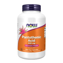 NOW FOODS Pantothenic Acid Pantothenic Acid 500mg 250 caps