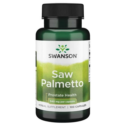 SWANSON Saw Palmetto - Palma Sabałowa 540 mg 100 kaps