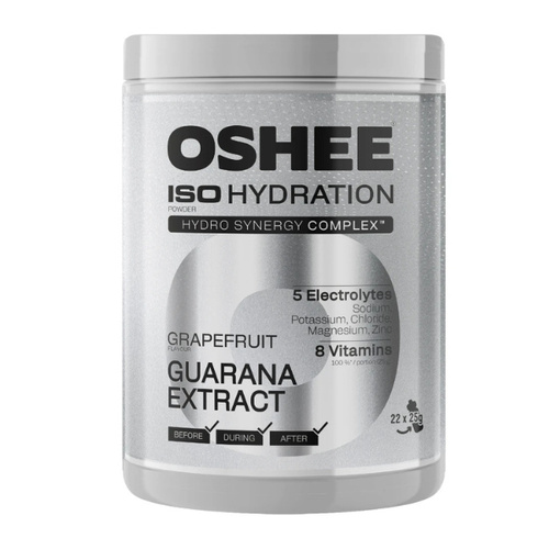 OSHEE ISO Hydration Powder Jar + Guarana 550 g