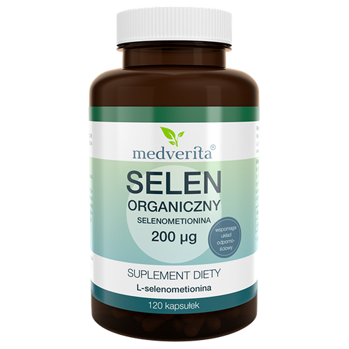 MEDVERITA Selenium Organic Selenomethionine 200mcg 120 caps