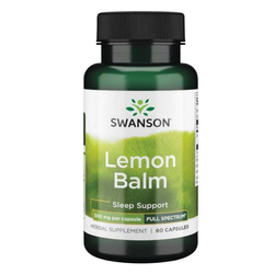 SWANSON FS Lemon Balm 500mg 60 kaps