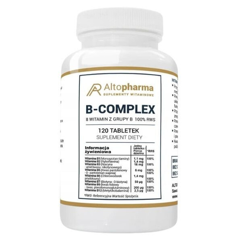 ALTO PHARMA Vitamin B Complex 120 tablets