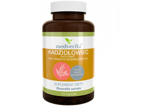 MEDVERITA Kadzidłowiec 65% Kwasów Bosweliowych 120 caps