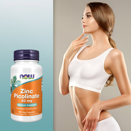 NOW FOODS Zinc Picolinate 50mg 120 vcaps